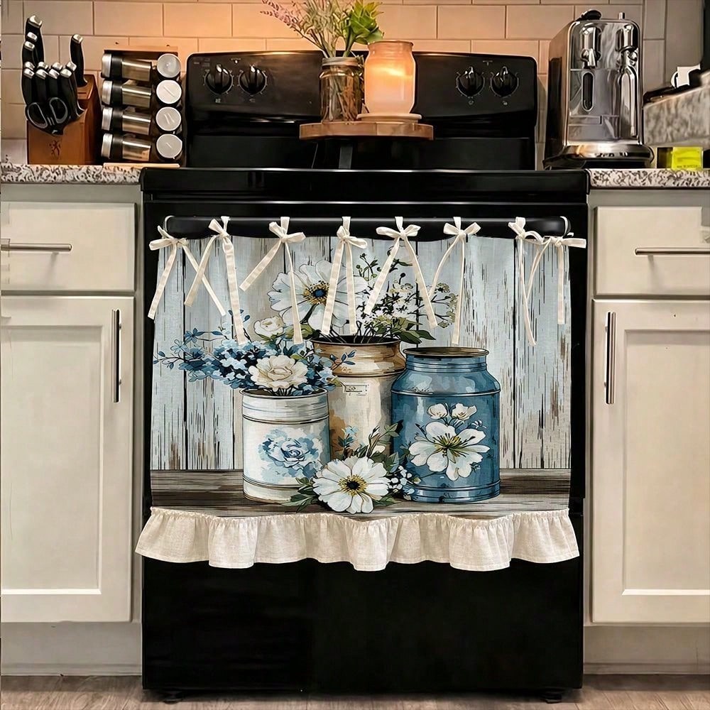 Kitchen Appliances Vintage - Stile rustico 2D, Copertura per elettrodomestici