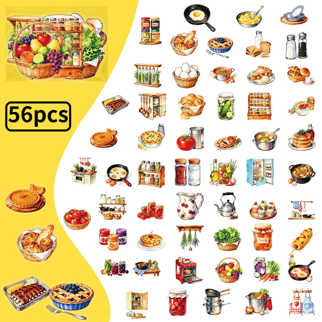 56 Adesivi PET Retrò per Cucin - Kitchen Appliances Vintage recensione e prezzo