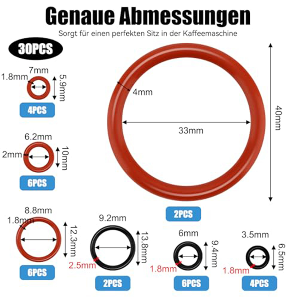 30 pezzi O-ring per macchina d - Kitchen Appliances Outlet recensione e prezzo