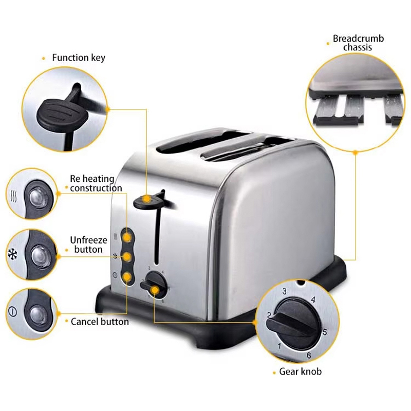 Nuovo Design Tostapane Elettri - Kitchen Appliances Quality recensione e prezzo